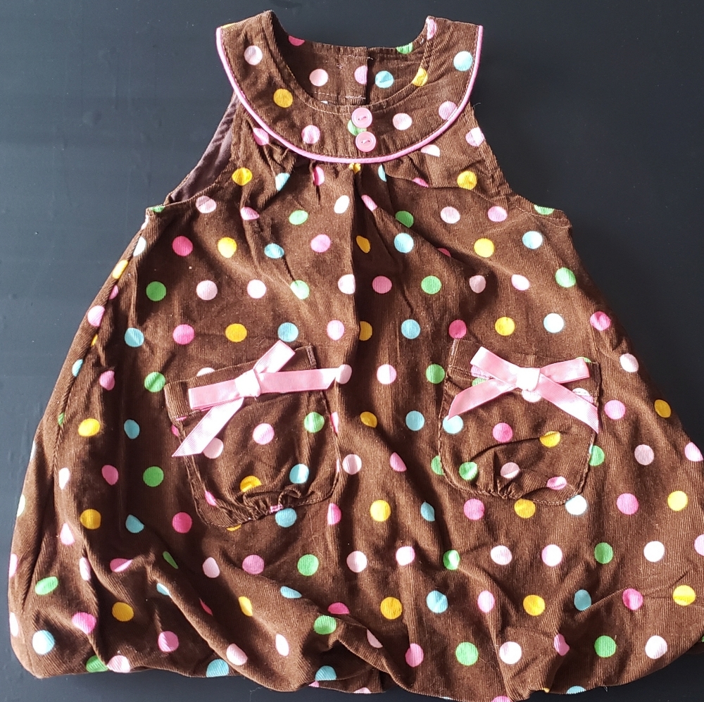 Nwot bt kids 2t polka-dot pinafore